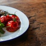 tomatoes on plate